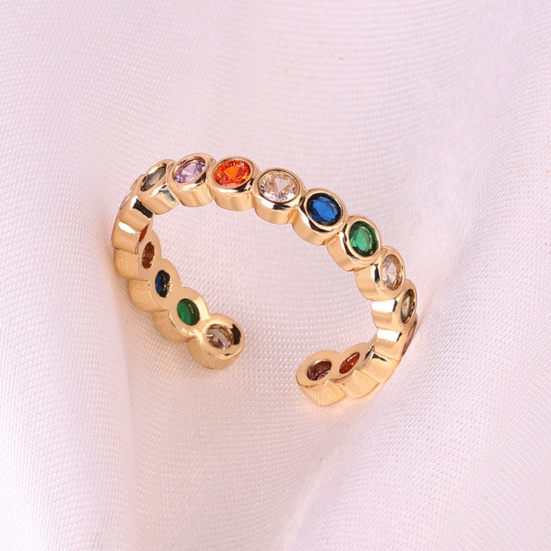 Kimberly Rainbow CZ Rings